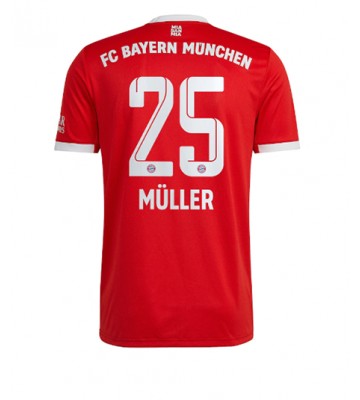Bayern Munich Thomas Muller #25 Hjemmedrakt 2022-23 Kortermet